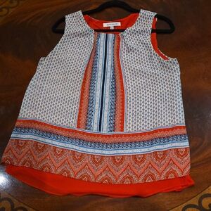 Multicolor Sleeveless Blouse